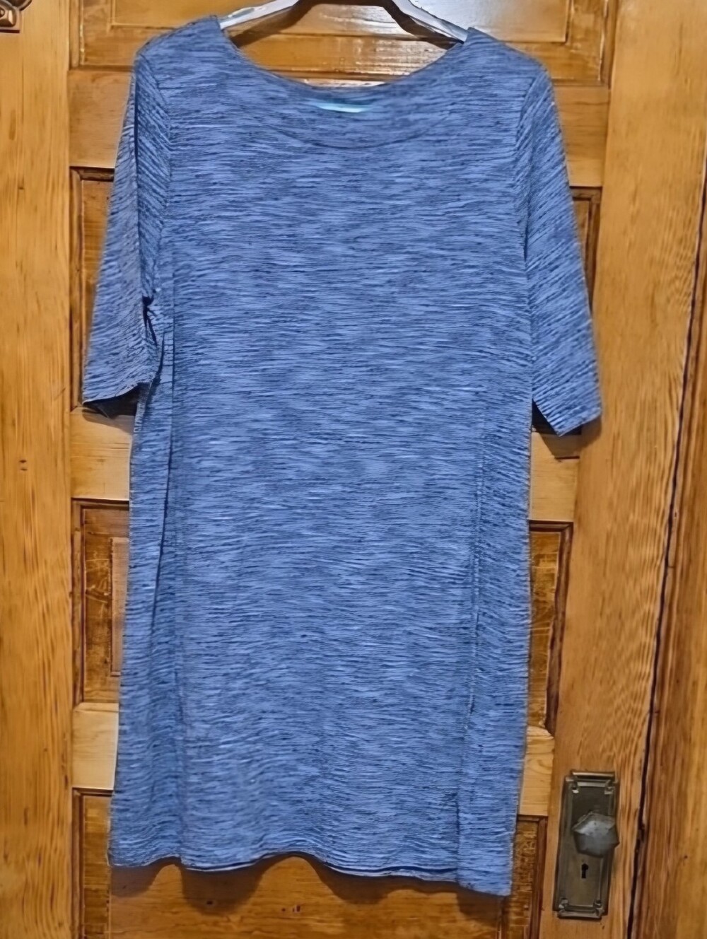 Faded Glory Heather Blue Mini Dress XXL - Picture 1 of 3